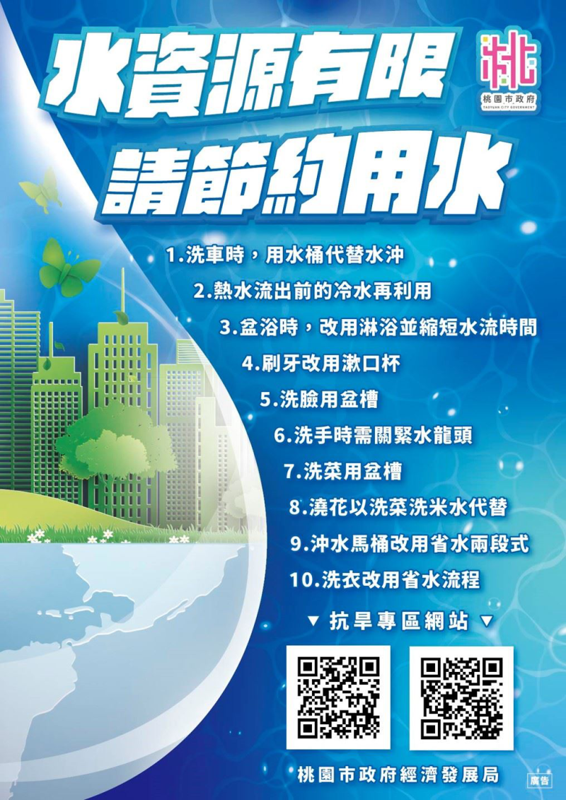 落實節水行動，一起節約用水